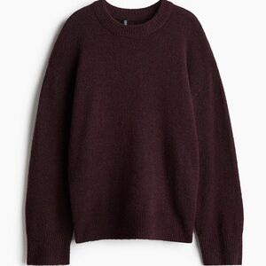 H&M burgundy sweater